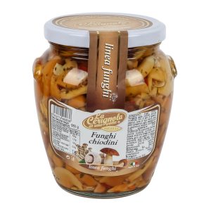 Marinuoti kelmučiai (grybai) aliejuje 550g