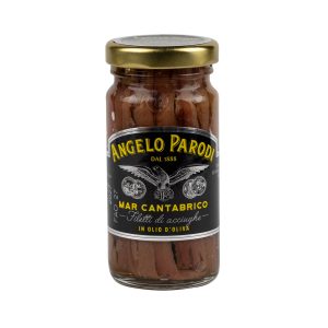 Sūdytų Cantabrijos jūros ančiuvių file alyvuogių aliejuje 100g