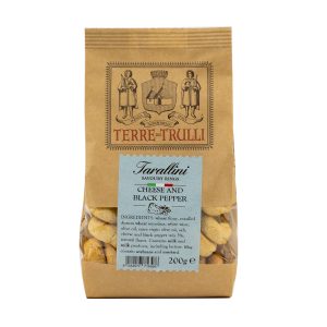 TARALLINI SU SŪRIU IR JUODAISIAI PIPIRAIS  200g