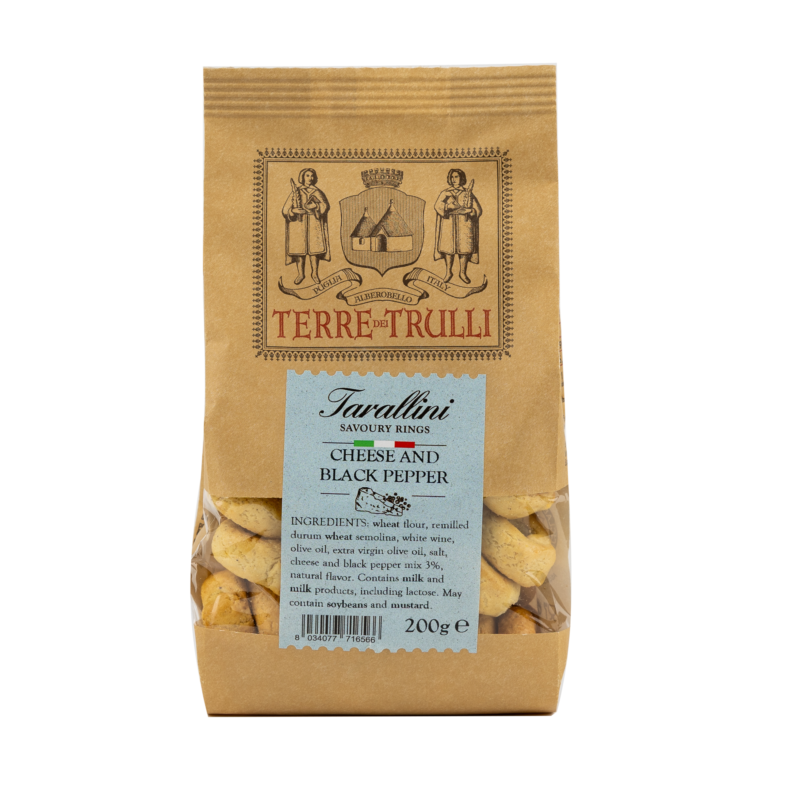 TARALLINI SU SŪRIU IR JUODAISIAI PIPIRAIS 200g