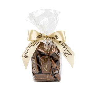 Juodojo šokolado ir kreminės lazdynų riešutų pastos saldainiai su kava GIANDUIOTTI Caffe 200 g