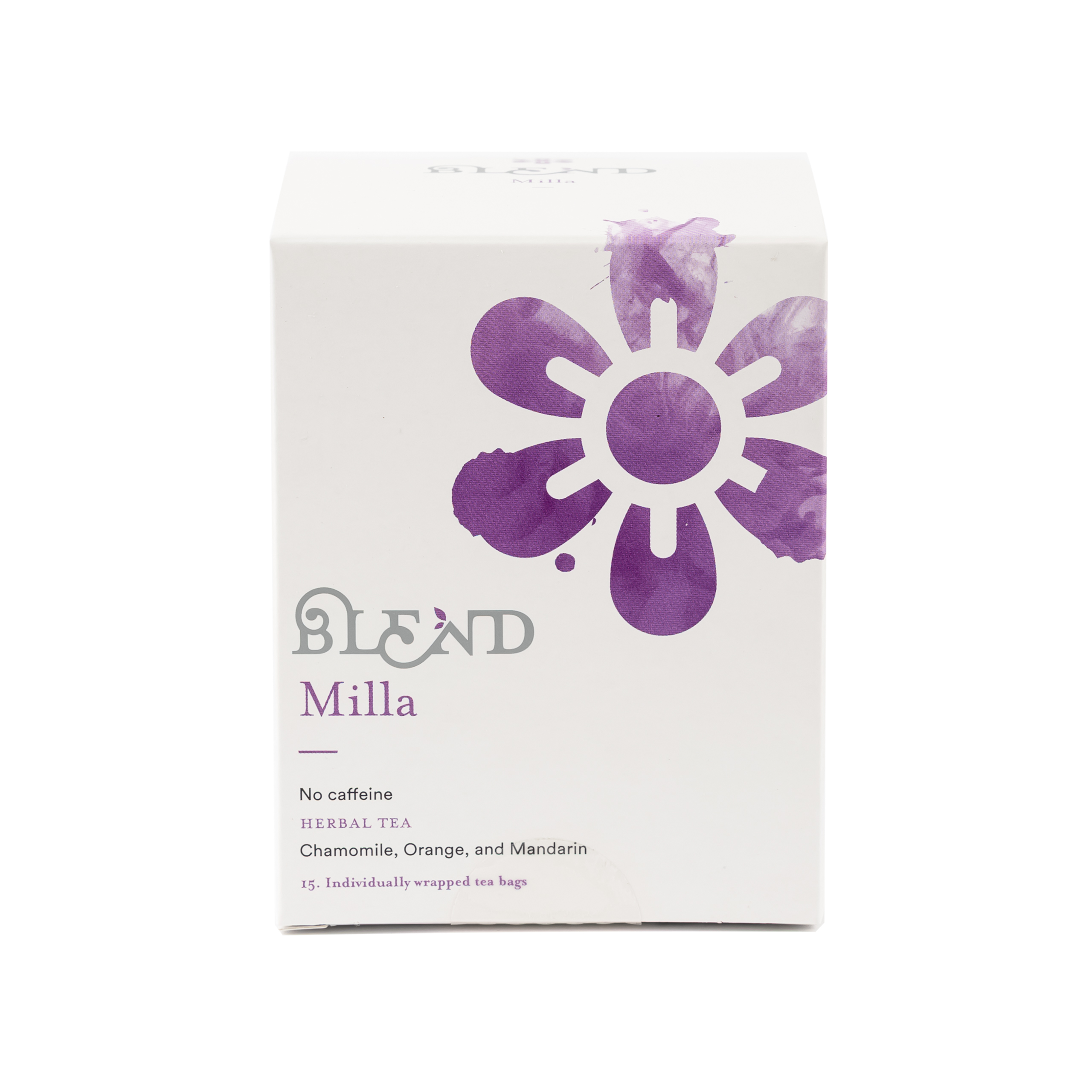 Vaisinė arbata Milla (ramunėlės, apelsinai, mandarinai) 15 individualių arbatos pakelių 30g