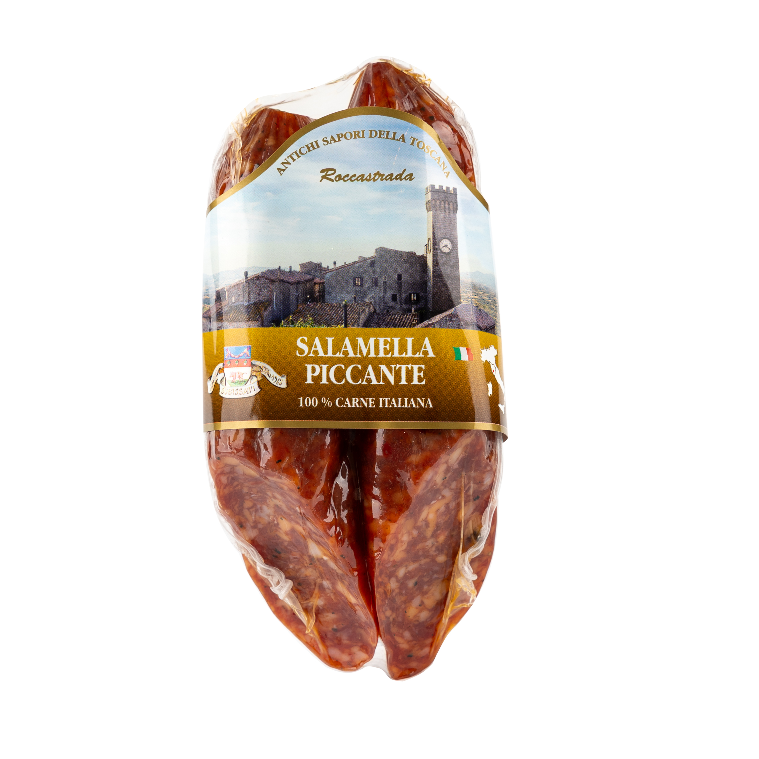 Vytinta aštri kiaulienos dešra „Salamella piccante“ 200g