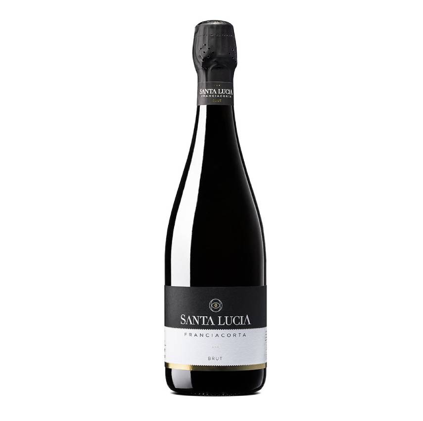 Baltas rūšinis putojantis vynas Franciacorta Brut Santa Lucia 0,75l