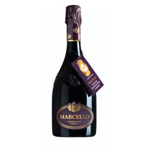 Raudonas rūšinis putojantis vynas Marcello 0,75l
