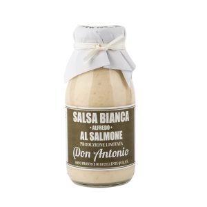 Grietinėlės padažas su rūkyta lašiša (makaronams) 250g