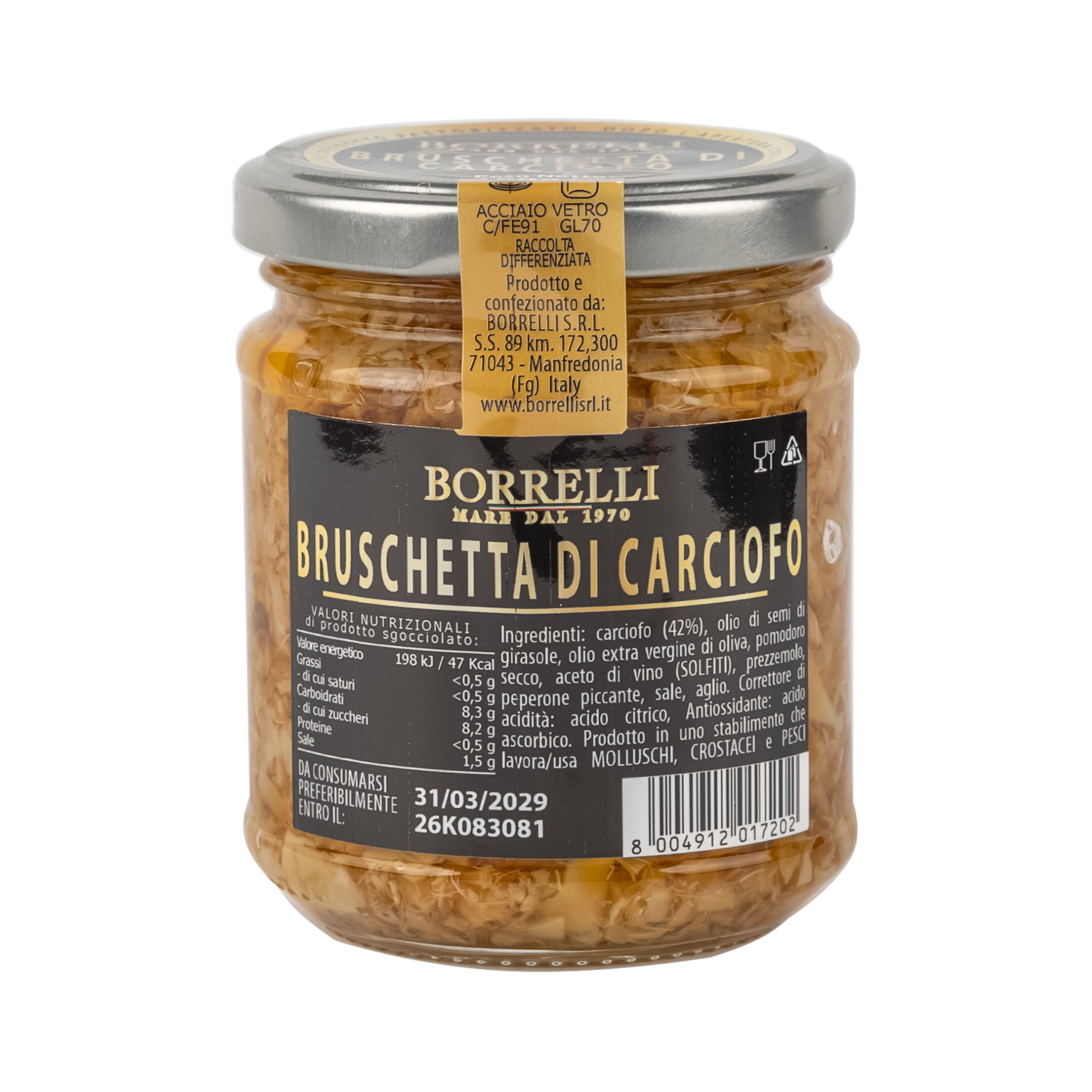 Artišokų bruschetta 180 g