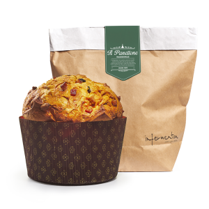 Kalėdinis pyragas panetonė (panettone) su cukatais ir razinom Infermentum 1kg